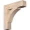 Ekena Millwork Thorton Block Smooth Bracket, Douglas Fir, 3 1/2"W x 16"D x 16"H BKT04X16X16THR05SDF - alternate 1